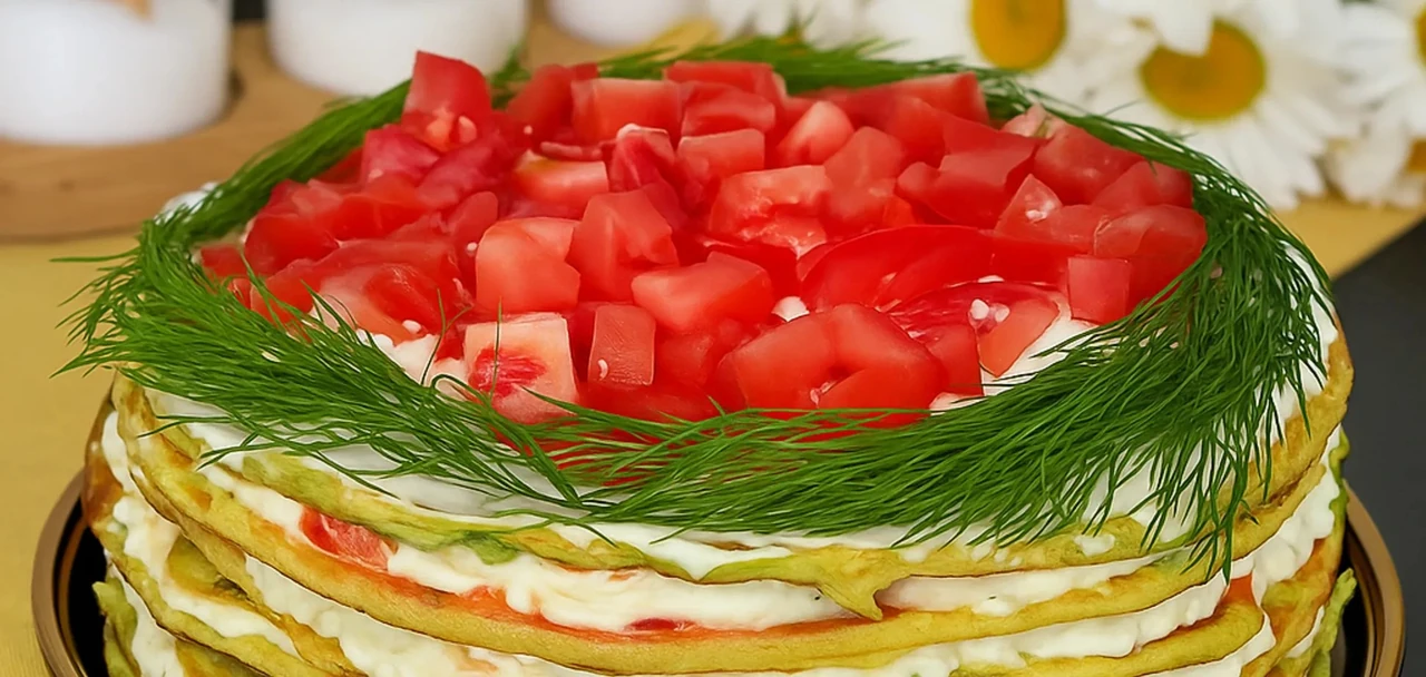 Торт з кабачків: шарова закуска, яка тримає форму